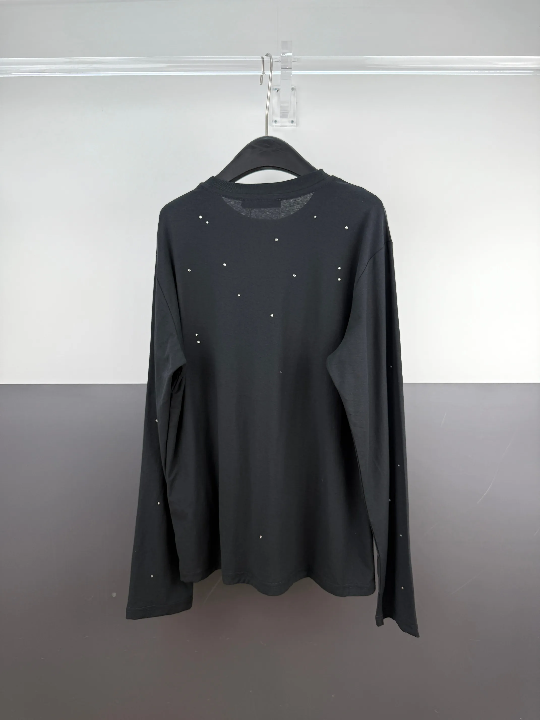 Acne Studios letter print hot diamond T-shirt long sleeve S/M/L/XL